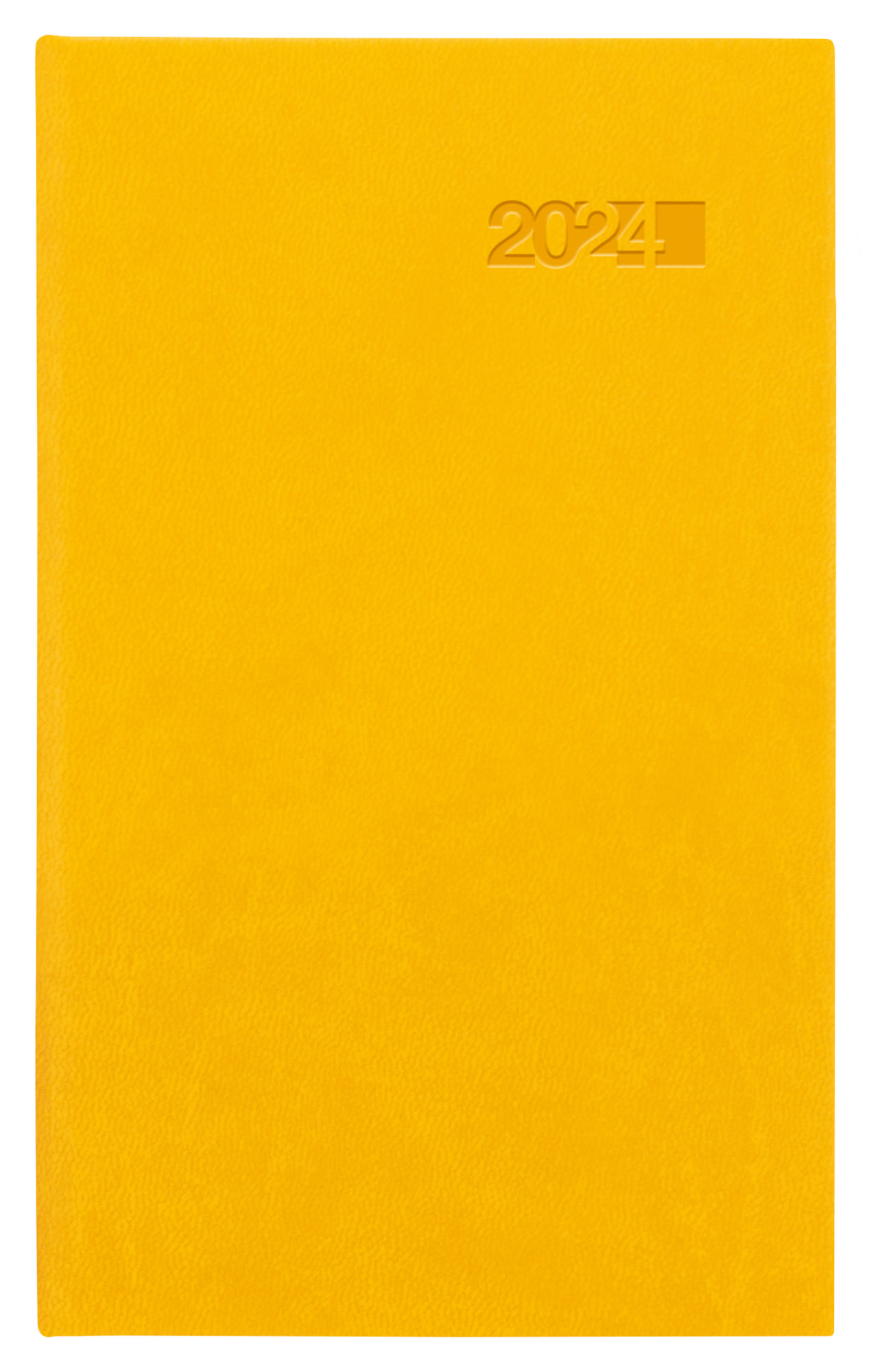 Kapesní týdenní diář Viva 2024, 9x15 cm - žlutá