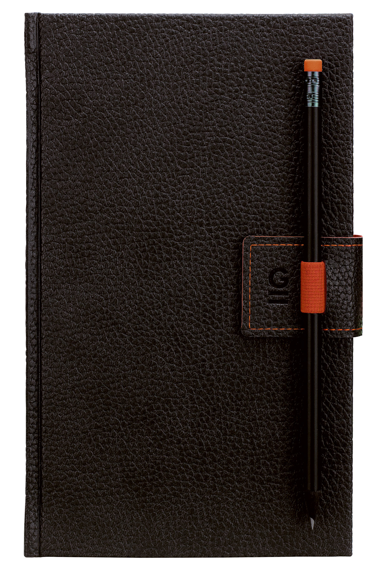 Poznámkový linkovaný notes G-Notes No.2, 13x21 cm - oranžová