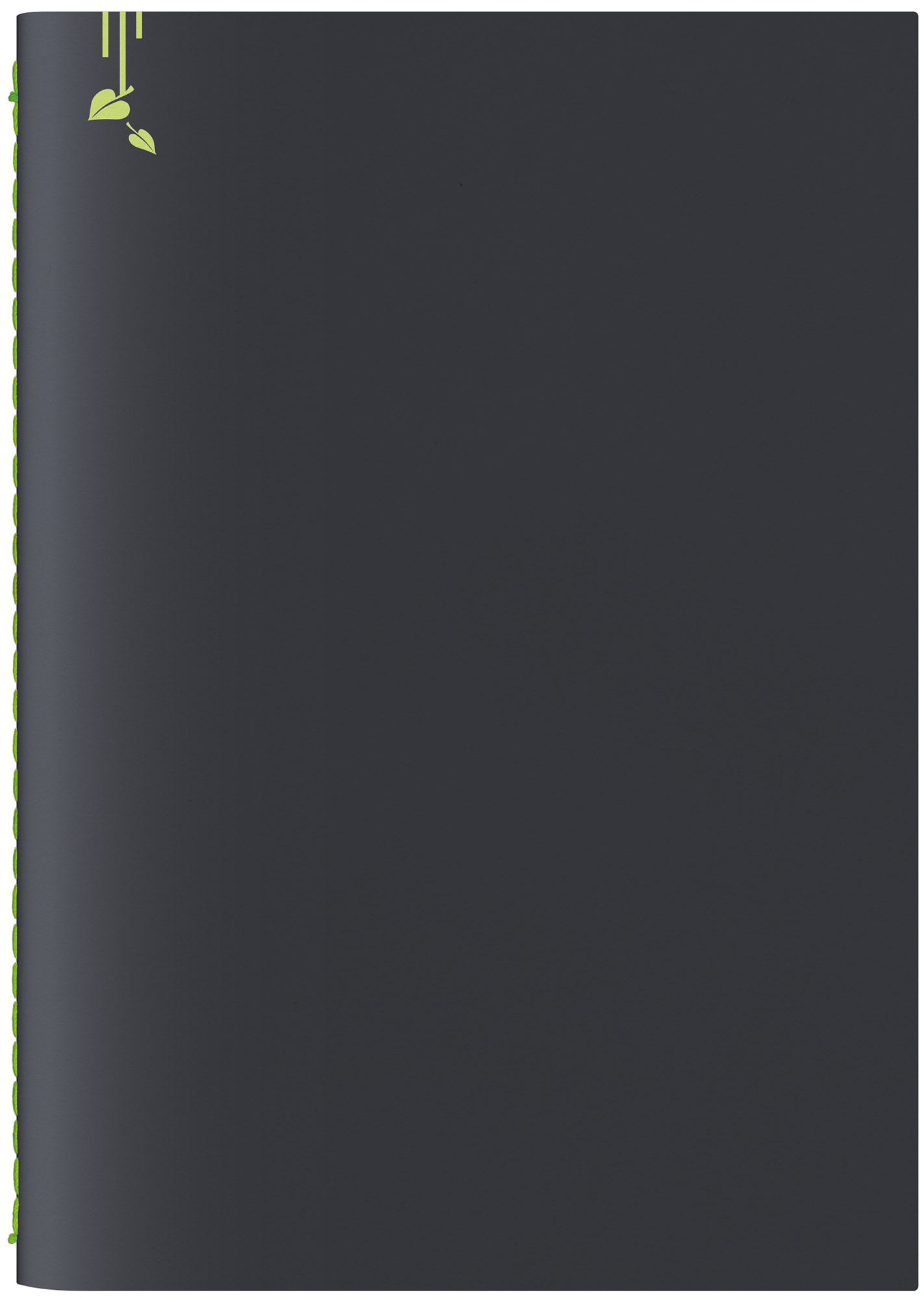 Poznámkový čistý notes Pop, A5 - zelená