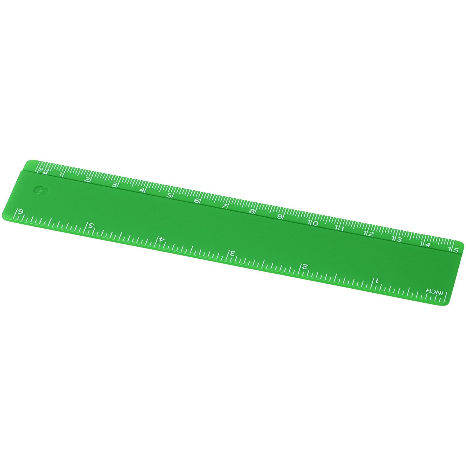 Ruler REGANTO made of recycled plastic, 15 cm