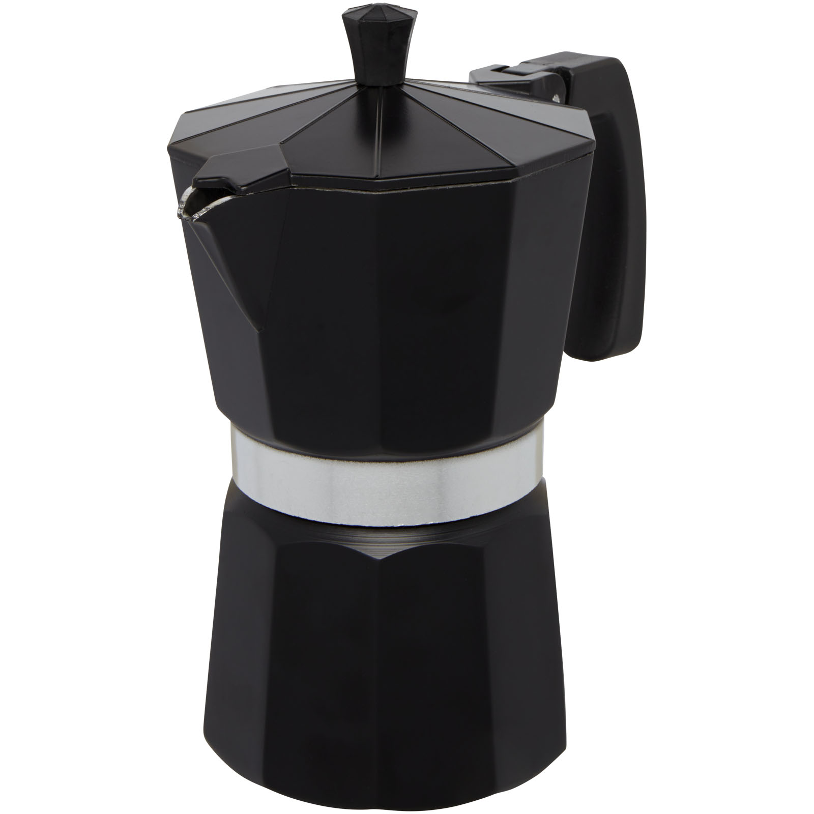 Kávovar na moka kávu KONE, 600 ml - solid black / silver