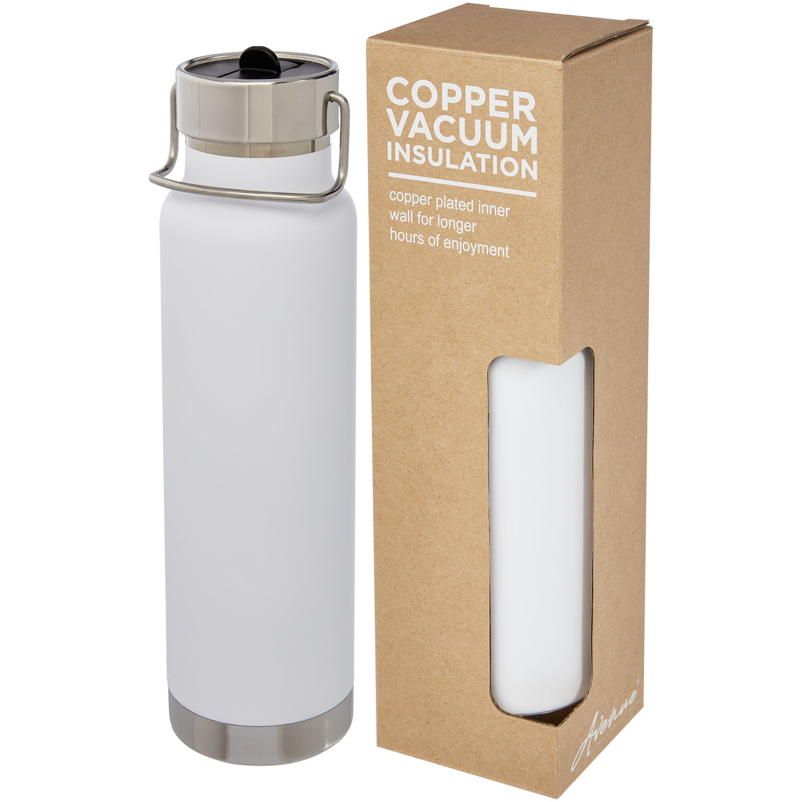 Metal sports bottle with vacuum-copper insulation Thor DEES, 750 ml