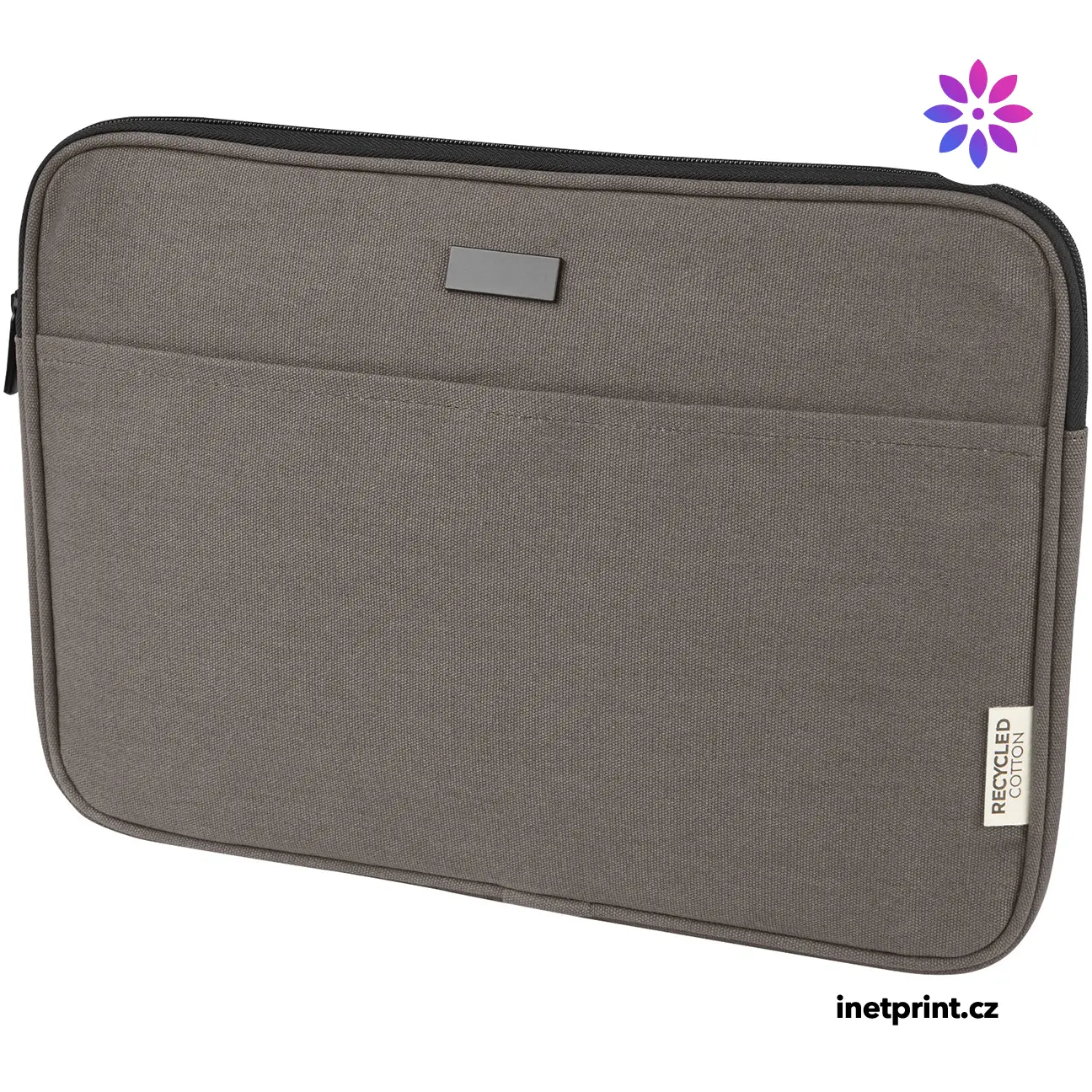 Látkový obal na notebook TILER z recyklovaného plátna, 2 l