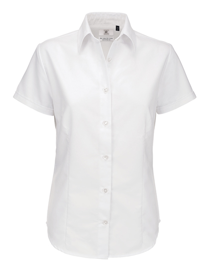 Dámská košile s krátkým rukávem B&C Women´s Oxford Shirt Short Sleeve