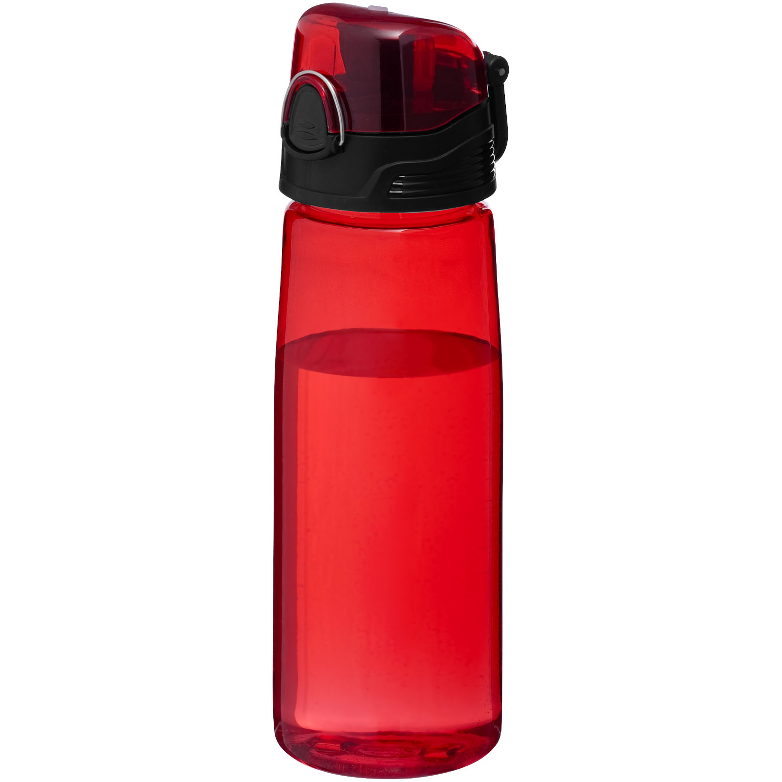 Sports drinking bottle with hinged lid WADER, 700 ml