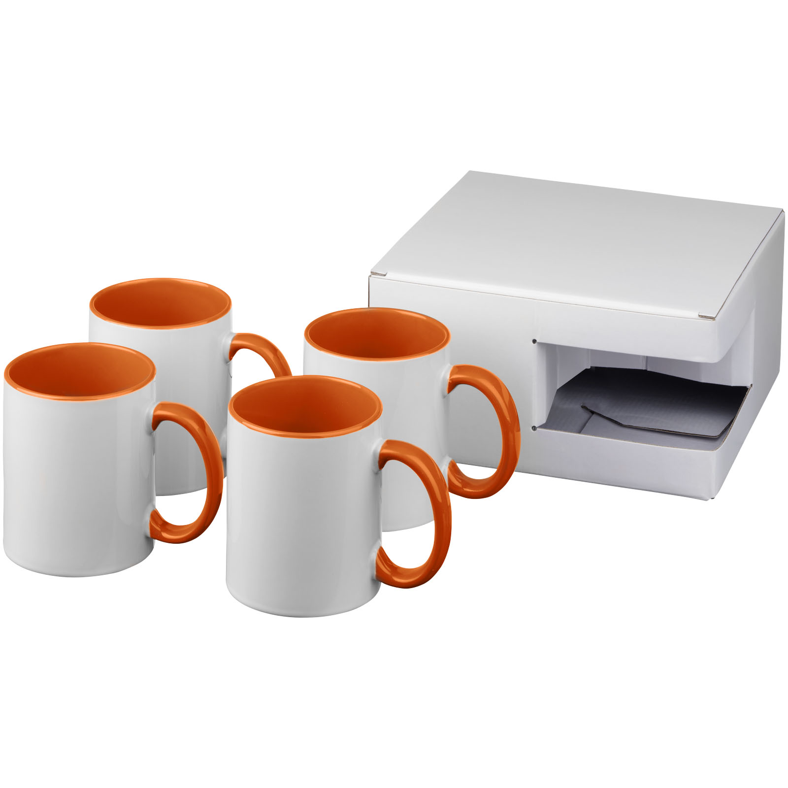 Gift set of four sublimation mugs ANENT, 330 ml