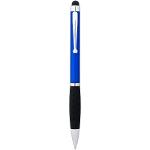 Kuličkové pero a stylus BARNS s černou náplní - blue / solid black