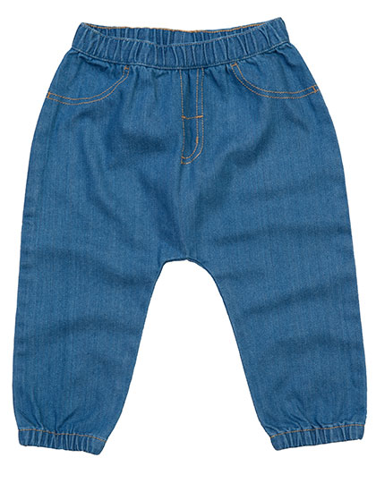 Dětské kalhoty Babybugz Baby Rocks Denim Trousers Denim Blue