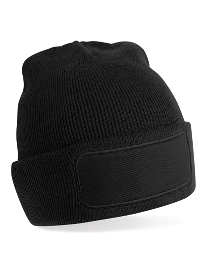 Čepice Beechfield Original Patch Beanie, Black, One Size Čepice Beechfield Original Patch Beanie, Black, One Size