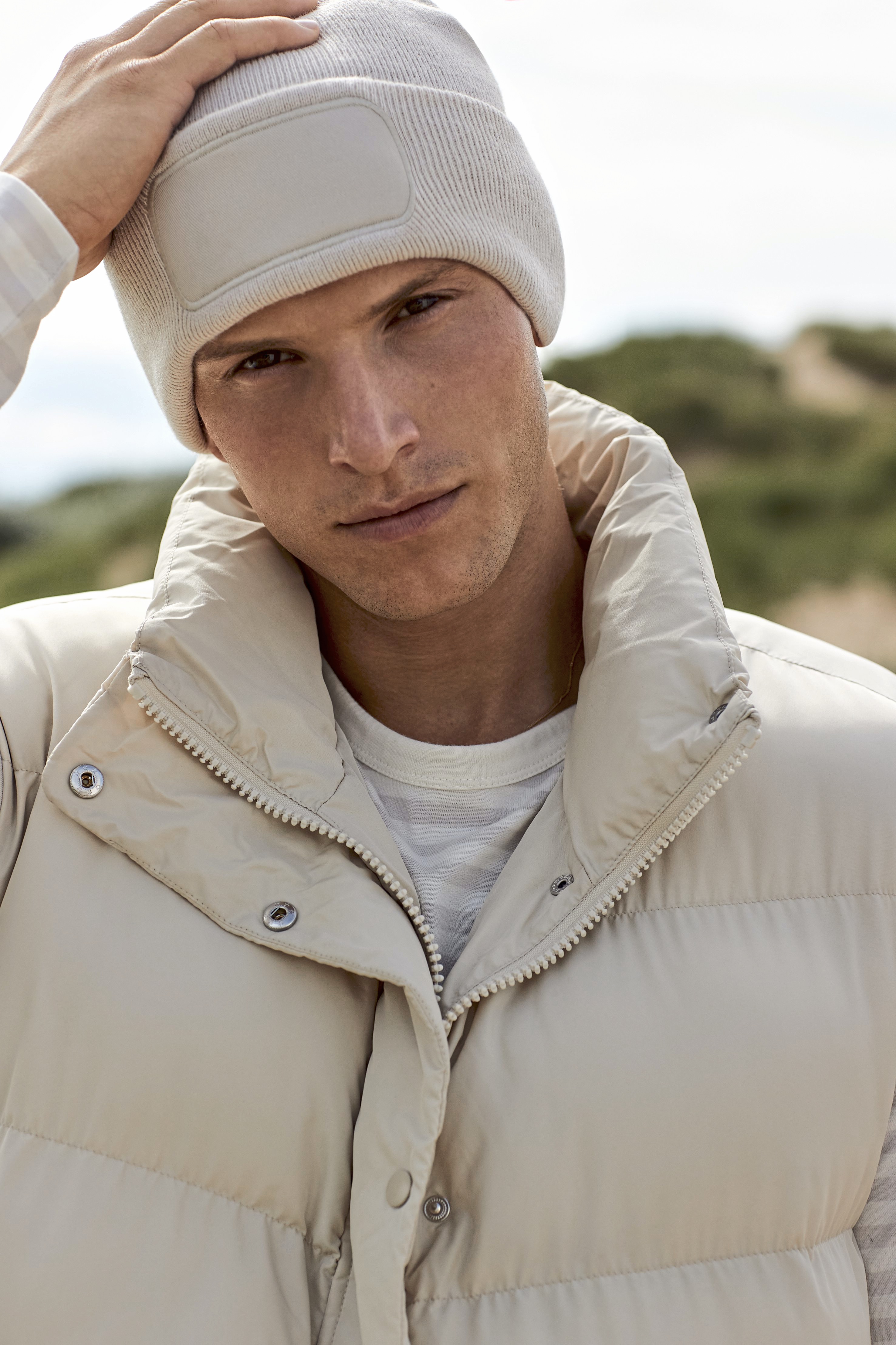 Čepice Beechfield Original Patch Beanie, White, One Size Čepice Beechfield Original Patch Beanie, White, One Size