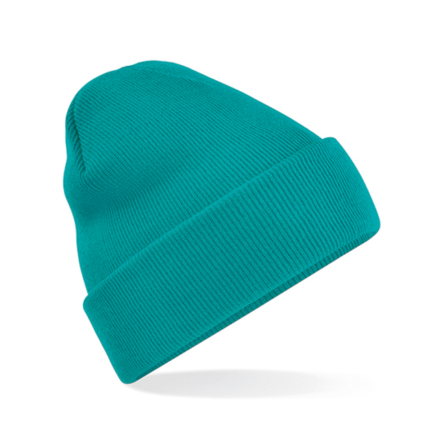 Čepice Beechfield Original Cuffed Beanie, Emerald, One Size Čepice Beechfield Original Cuffed Beanie, Emerald, One Size