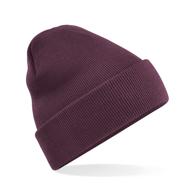 Čepice Beechfield Original Cuffed Beanie, Plum, One Size Čepice Beechfield Original Cuffed Beanie, Plum, One Size