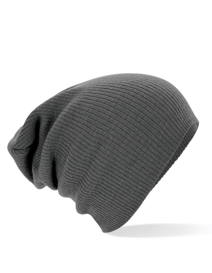 Čepice Beechfield Slouch Beanie, Smoke Grey, One Size Čepice Beechfield Slouch Beanie, Smoke Grey, One Size