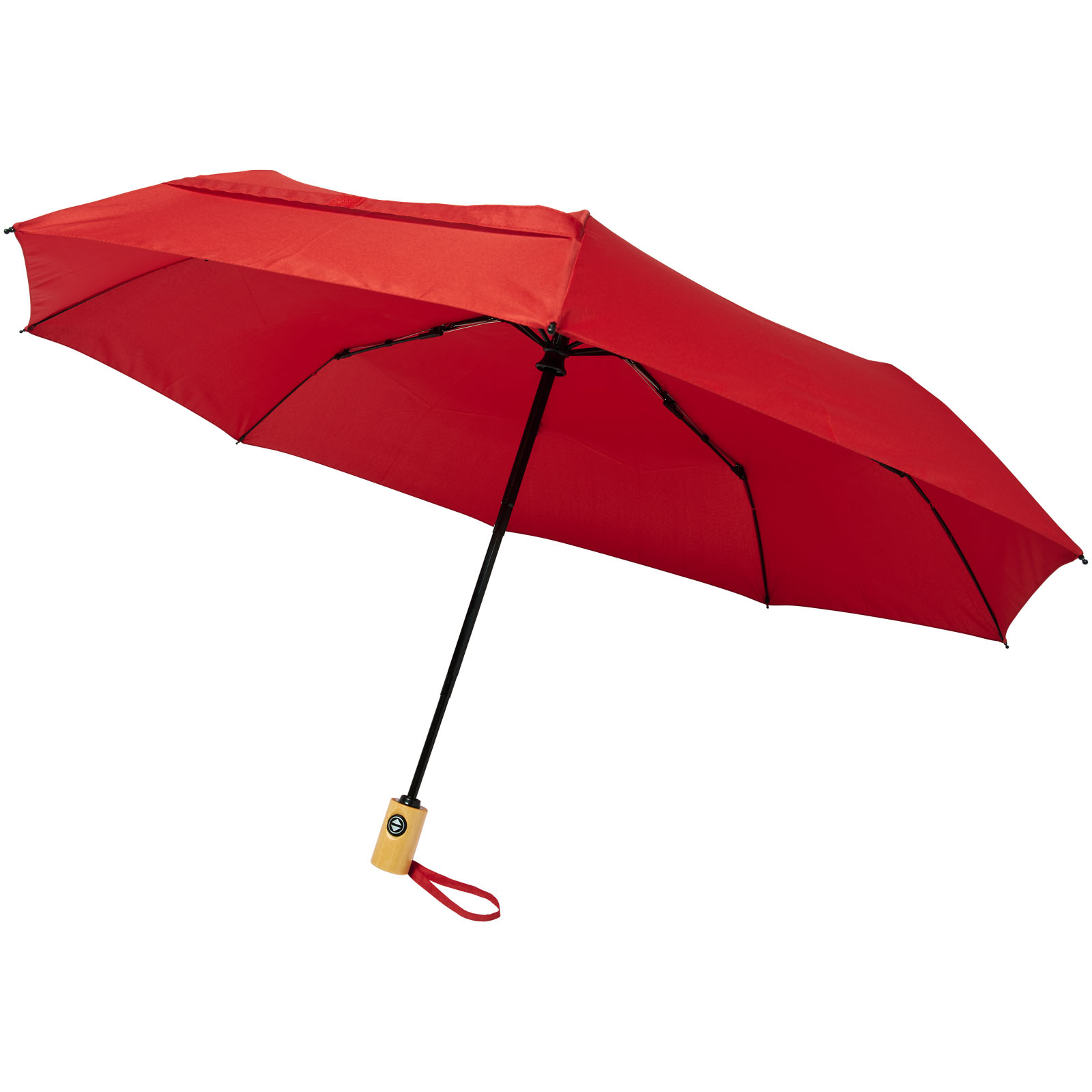 Recycled folding umbrella SOFTY with automatic opening and closing, 21"
