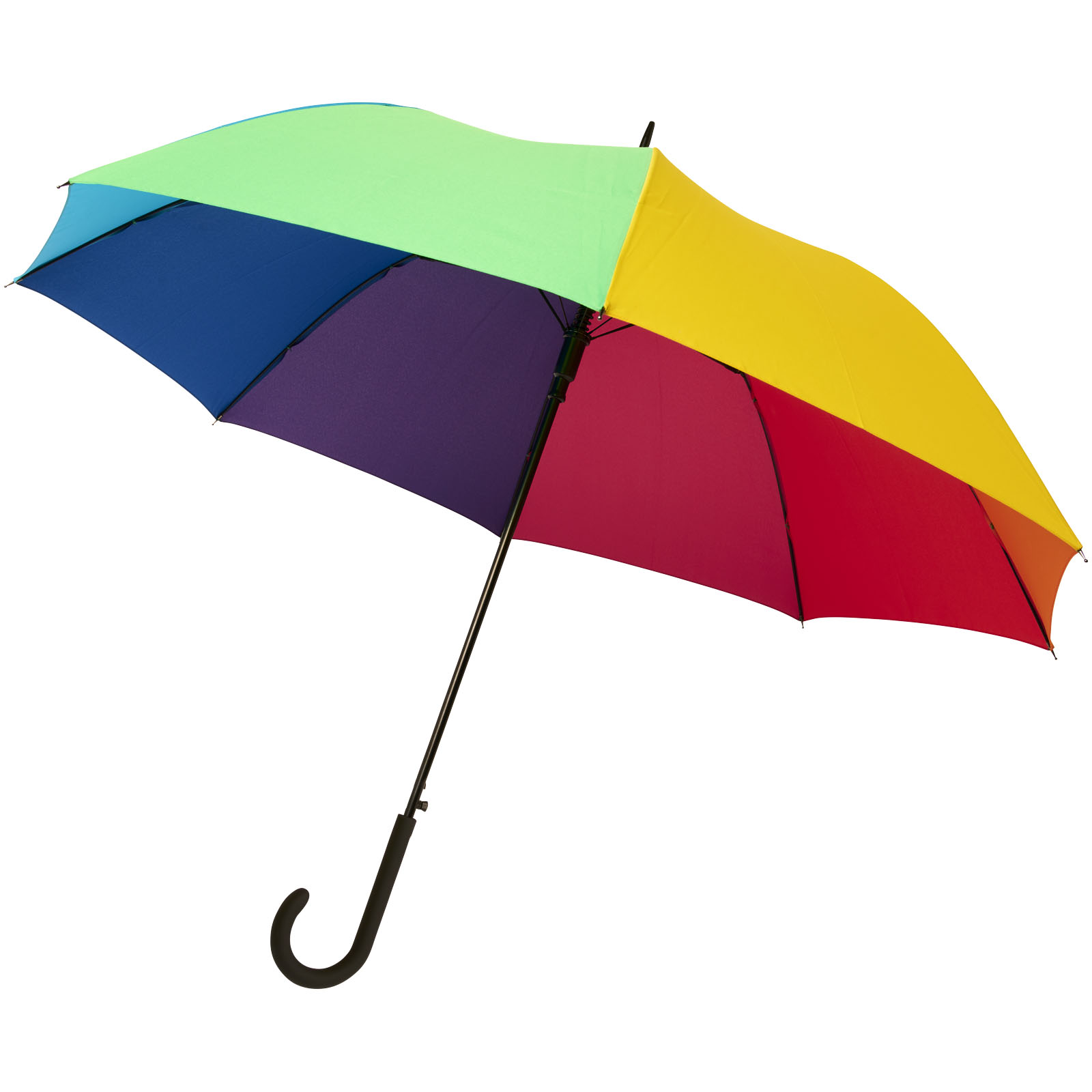 Větruodolný deštník s automatickým otevíráním JUMAR, 23 palců - rainbow