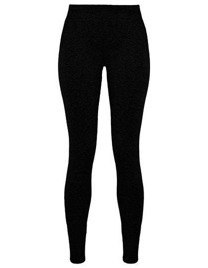 Women's Pants Build Your Brand Ladies´ Stretch Jersey Leggings Black