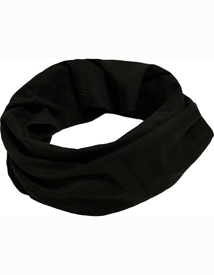 Scarf Build Your Brand Organic Cotton Tubescarf Black One Size