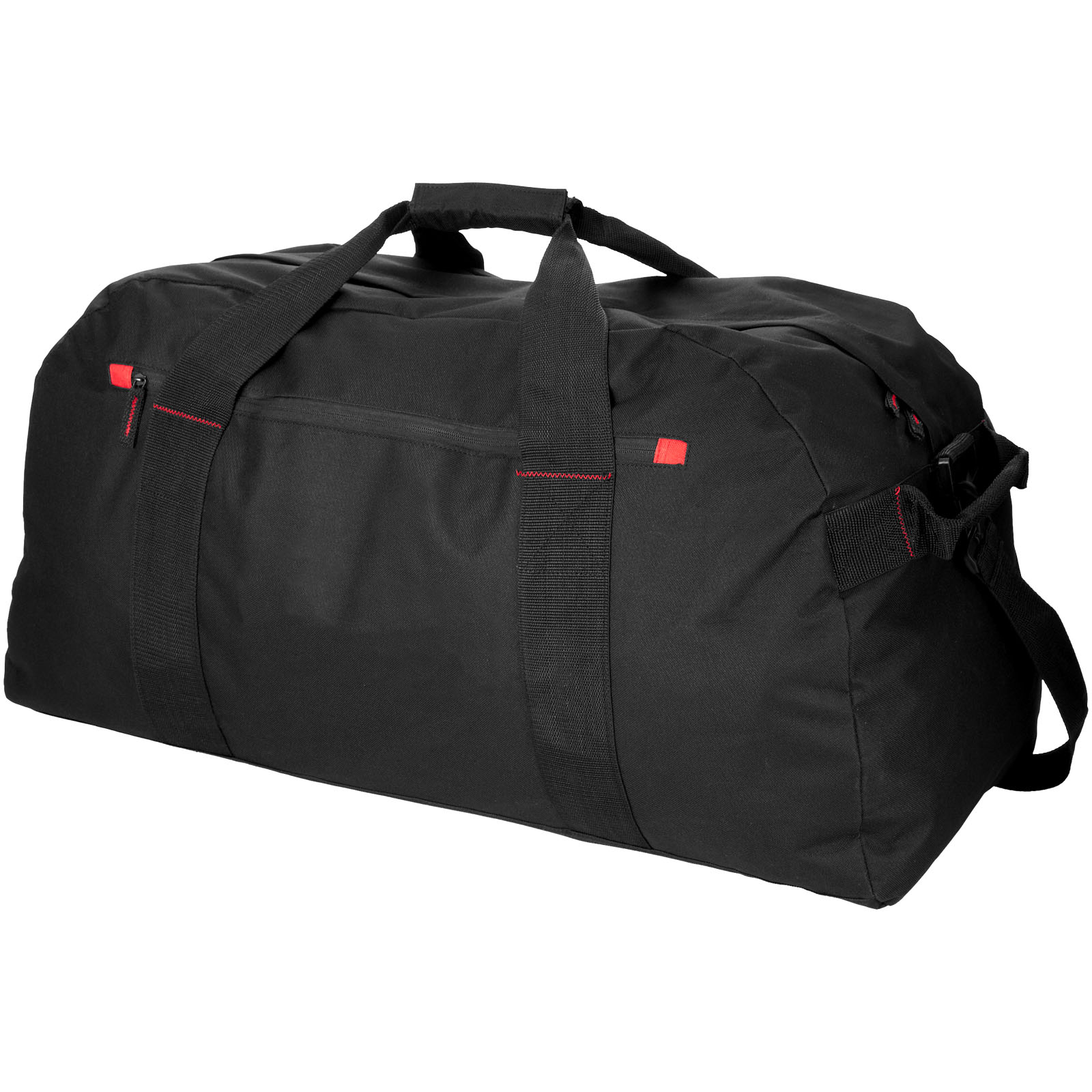 Extra velká cestovní taška FIVES - solid black / red