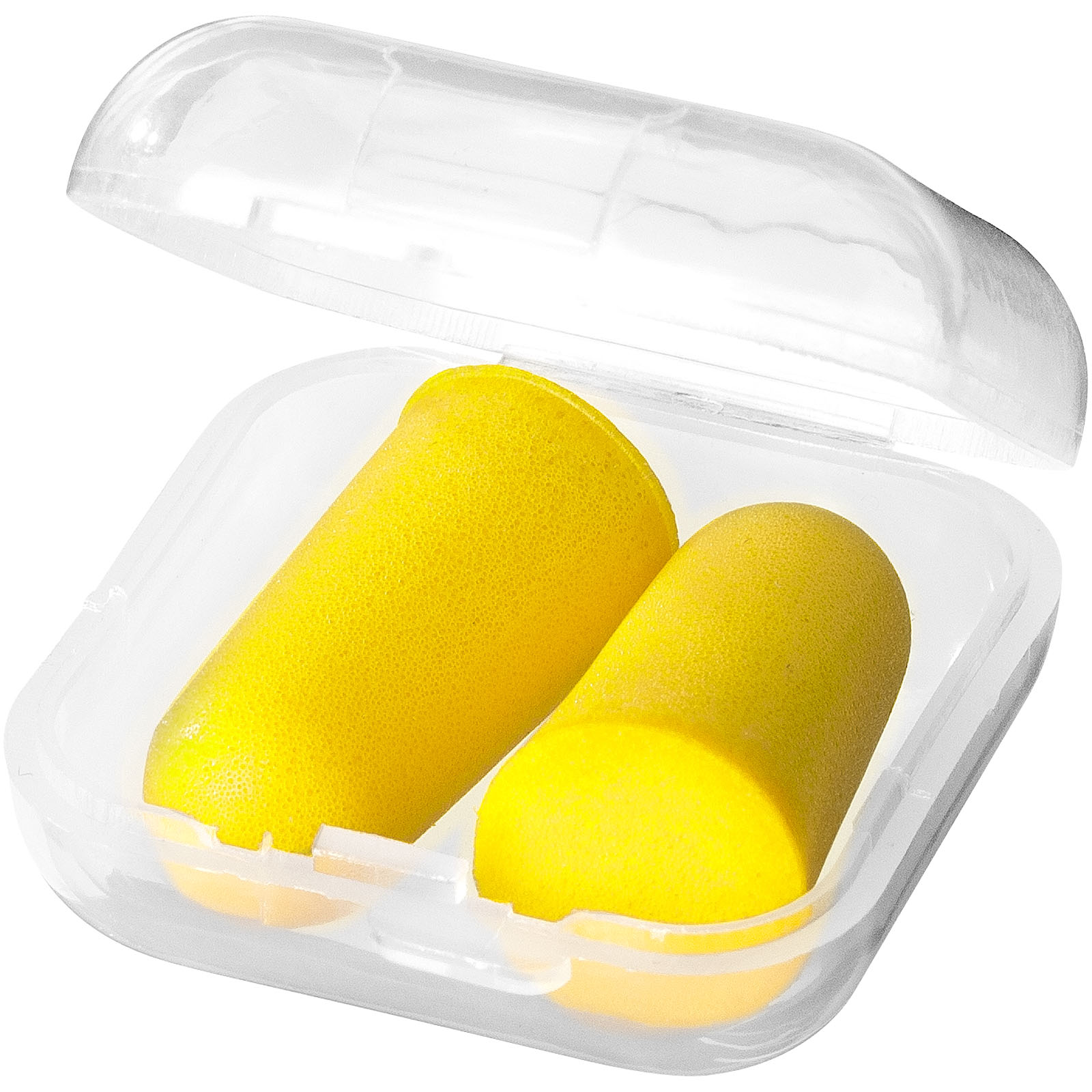 Coloured earplugs THAW in travel case