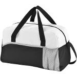 Plátěná sportovní taška DEARS s kapsou na lahev - solid black / white