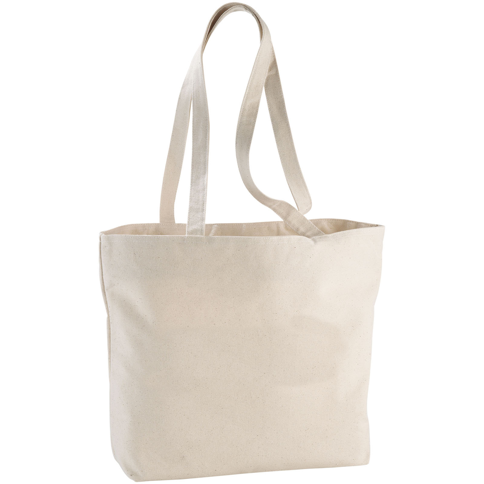 Bavlněná nákupní taška BOND na zip - natural