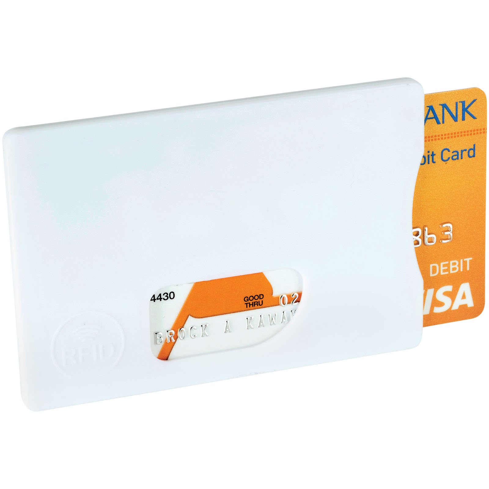 Plastic card case LUCKY with RFID protection