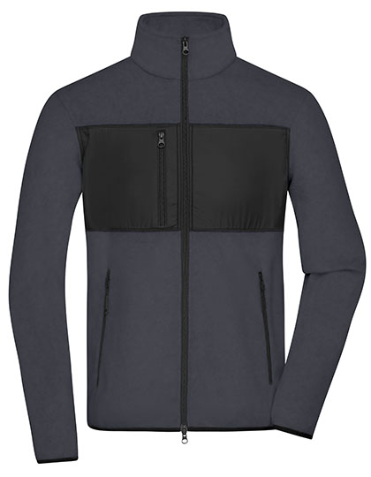 Pánská zimní bunda James&Nicholson Men´s Fleece Jacket