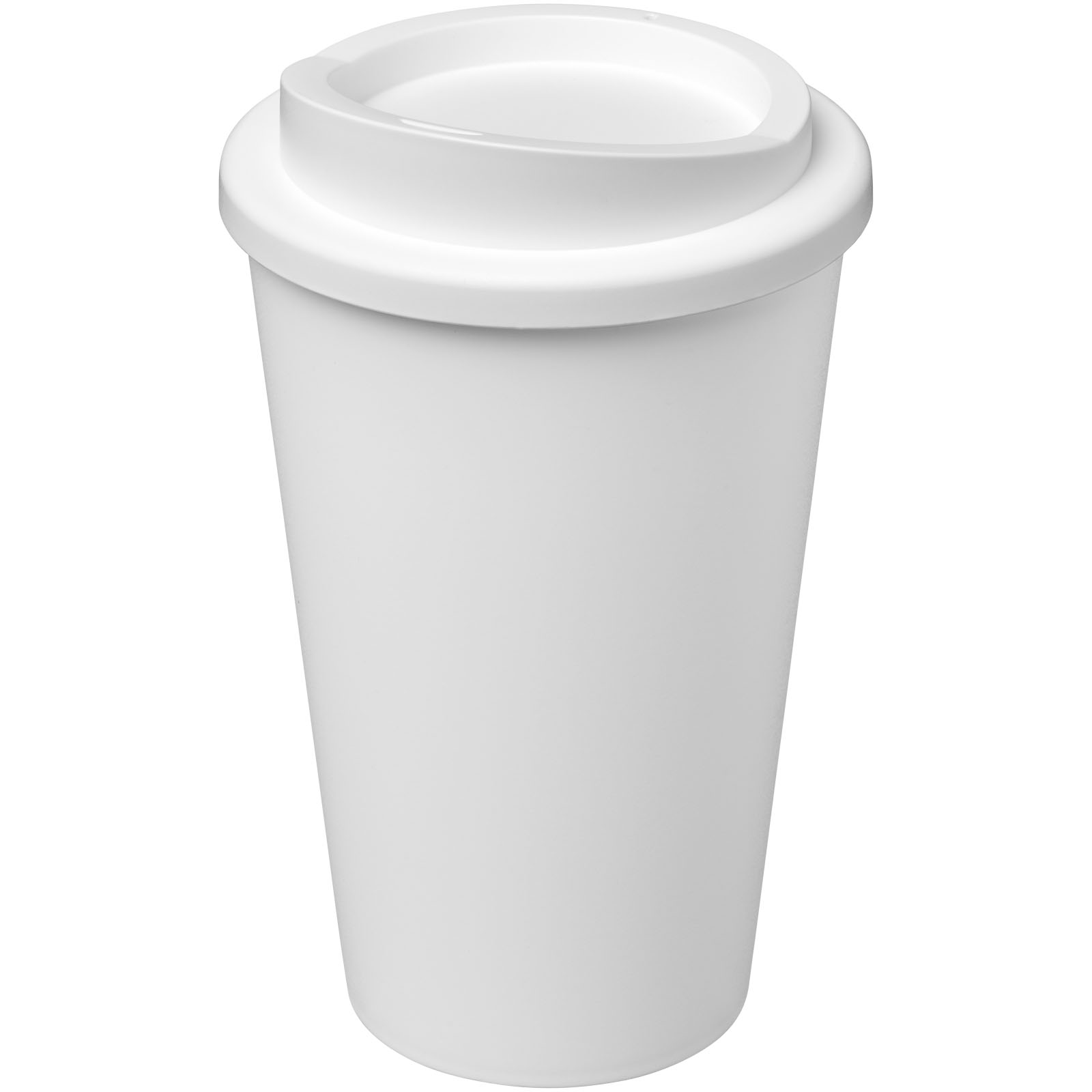 Plastic thermo mug Americano STERLING with Biomaster technology, 350 ml - white