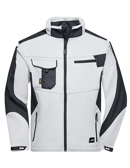 Pánská pracovní bunda James & Nicholson Workwear Softshell Jacket - STRONG Pánská pracovní bunda James & Nicholson Workwear Softshell Jacket - STRONG