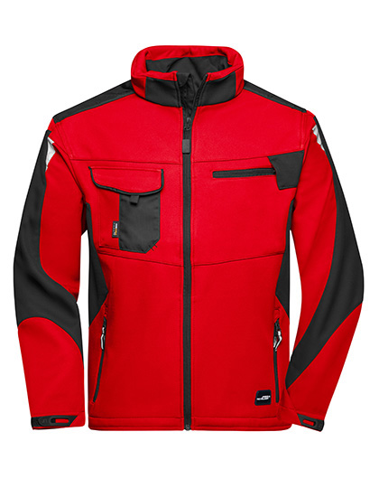 Pánská pracovní bunda James & Nicholson Workwear Softshell Jacket - STRONG Pánská pracovní bunda James & Nicholson Workwear Softshell Jacket - STRONG