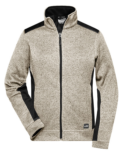 Dámská pracovní bunda James & Nicholson Knitted Workwear Fleece Jacket - STRONG Dámská pracovní bunda James & Nicholson Knitted Workwear Fleece Jacket - STRONG