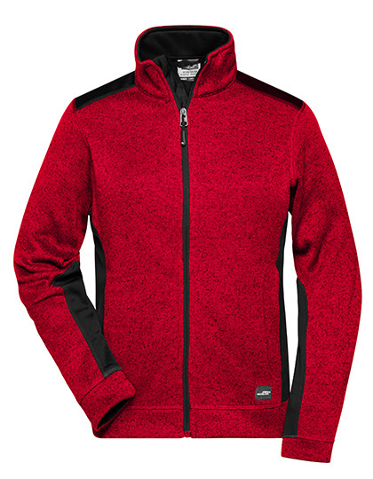 Dámská pracovní bunda James & Nicholson Knitted Workwear Fleece Jacket - STRONG Dámská pracovní bunda James & Nicholson Knitted Workwear Fleece Jacket - STRONG