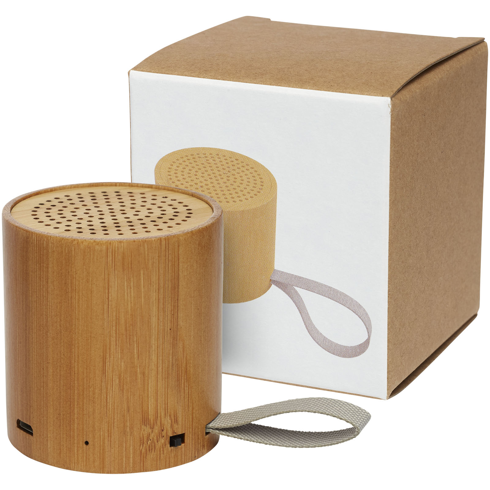Bamboo wireless speaker ELUDED - natural