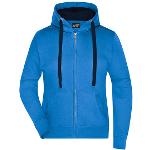 Dámská mikina James & Nicholson Hooded Jacket II Dámská mikina James & Nicholson Hooded Jacket II