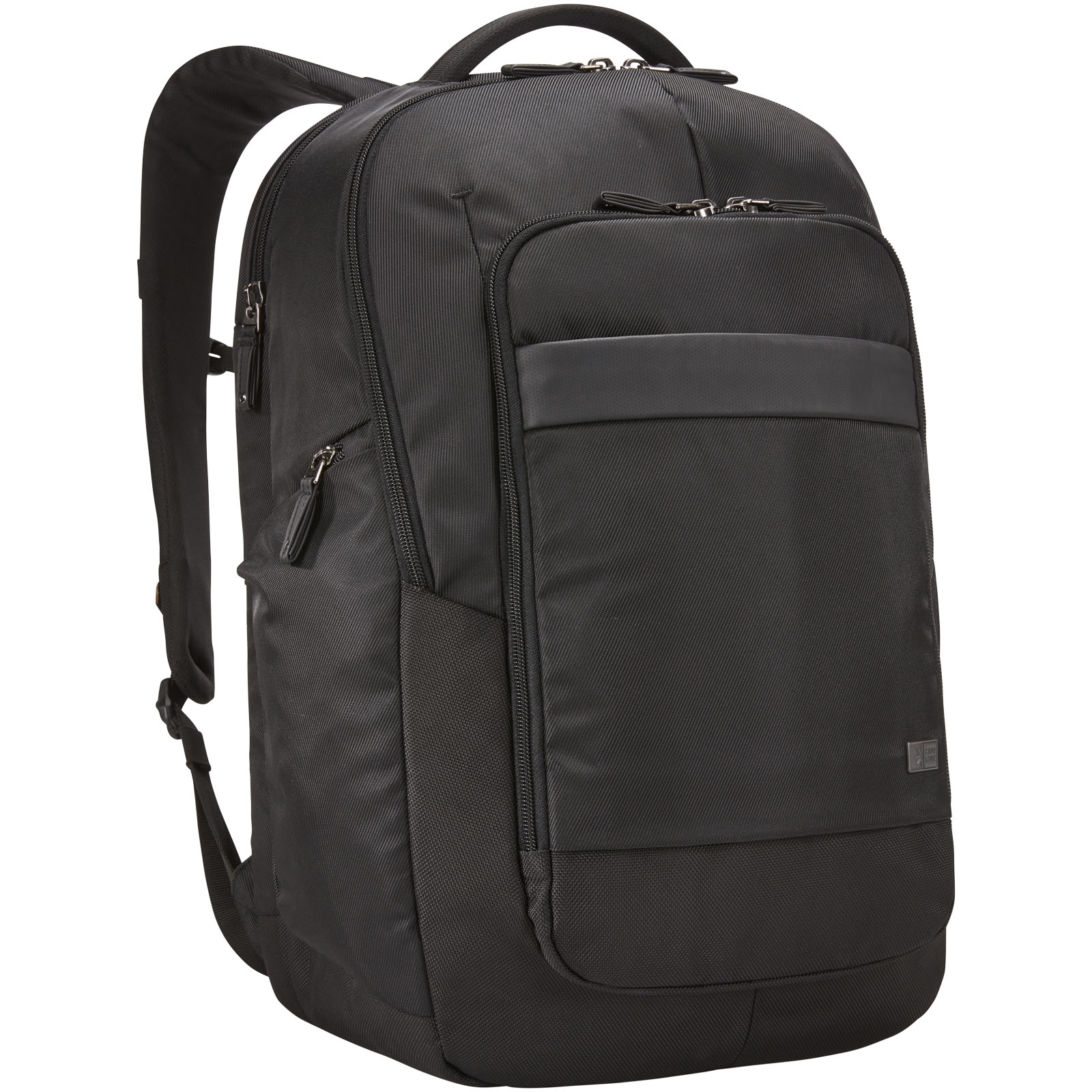 Polyester backpack Thule NOTION 17,3 with laptop compartment - solid black