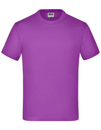 Dětské tričko James & Nicholson Basic-T, Purple Dětské tričko James & Nicholson Basic-T, Purple