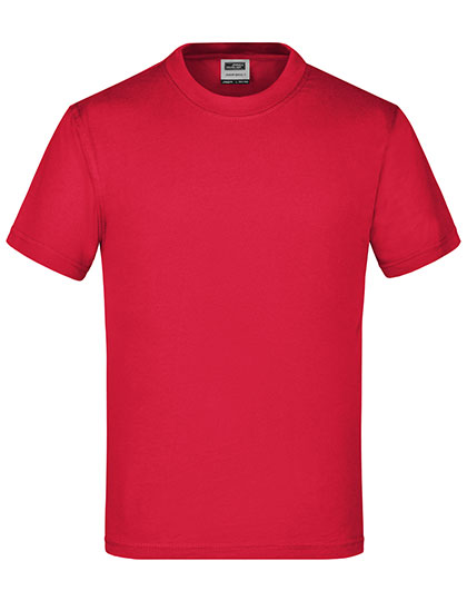 Dětské tričko James & Nicholson Basic-T, Red Dětské tričko James & Nicholson Basic-T, Red