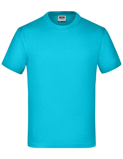 Dětské tričko James & Nicholson Basic-T, Turquoise Dětské tričko James & Nicholson Basic-T, Turquoise
