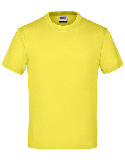 Dětské tričko James & Nicholson Basic-T, Yellow Dětské tričko James & Nicholson Basic-T, Yellow