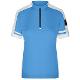 Dámské sportovní tričko James & Nicholson Bike-T Half Zip Dámské sportovní tričko James & Nicholson Bike-T Half Zip