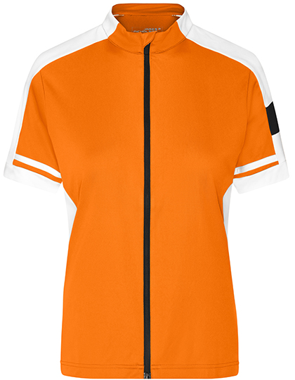 Women's James & Nicholson Bike-T Full Zip Sports T-Shirt