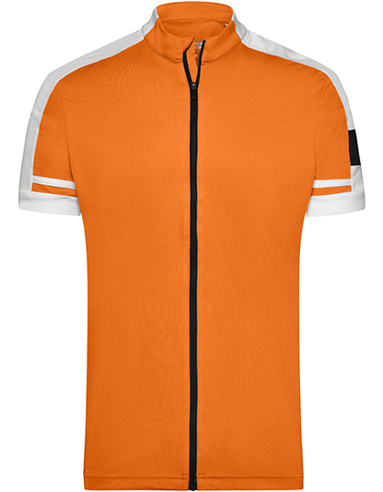 Men's James & Nicholson Bike-T Full Zip T-Shirt