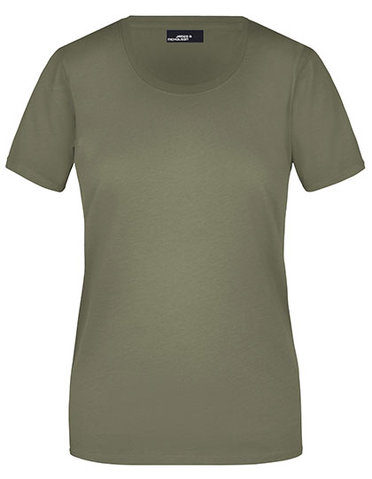 Dámské tričko James & Nicholson Basic-T, Olive Dámské tričko James & Nicholson Basic-T, Olive