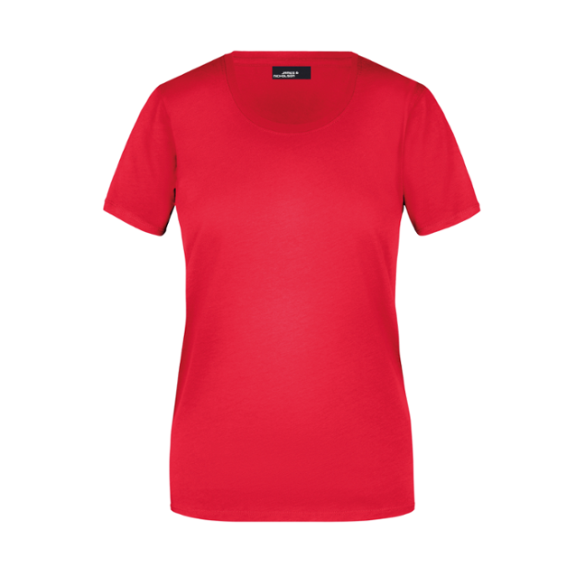 Dámské tričko James & Nicholson Basic-T, Red Dámské tričko James & Nicholson Basic-T, Red