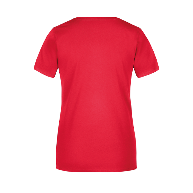 Dámské tričko James & Nicholson Basic-T, Red Dámské tričko James & Nicholson Basic-T, Red
