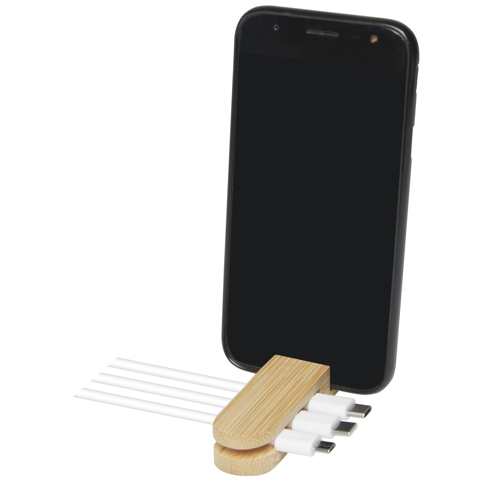 Bamboo cable organiser ROSALEE - beige