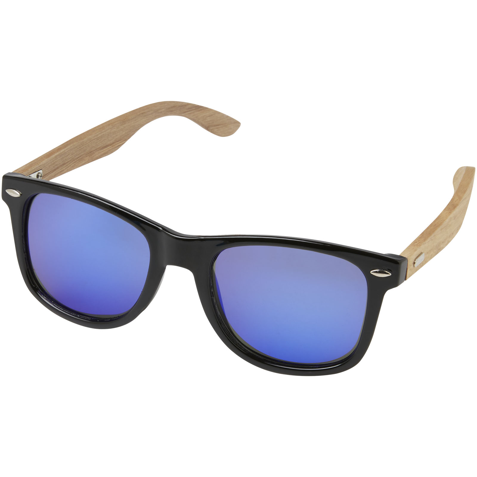 Plastic sunglasses CELL with wood feet - wood