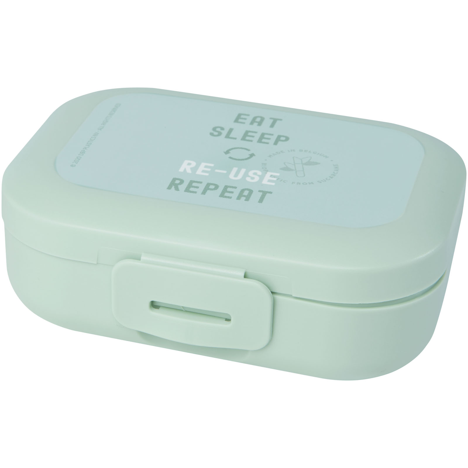 Plastic lunch box Amuse Plus® PROSS made of sugar cane, 250 ml - sage
