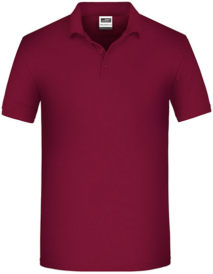 Men's James & Nicholson Bio Workwear Polo Shirt