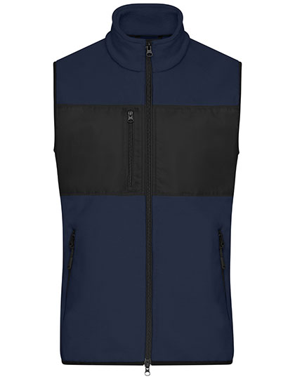 Pánská zimní vesta James&Nicholson Men´s Fleece Vest